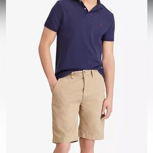 Polo Ralph Lauren Classic Fit Khaki Shorts Size 34